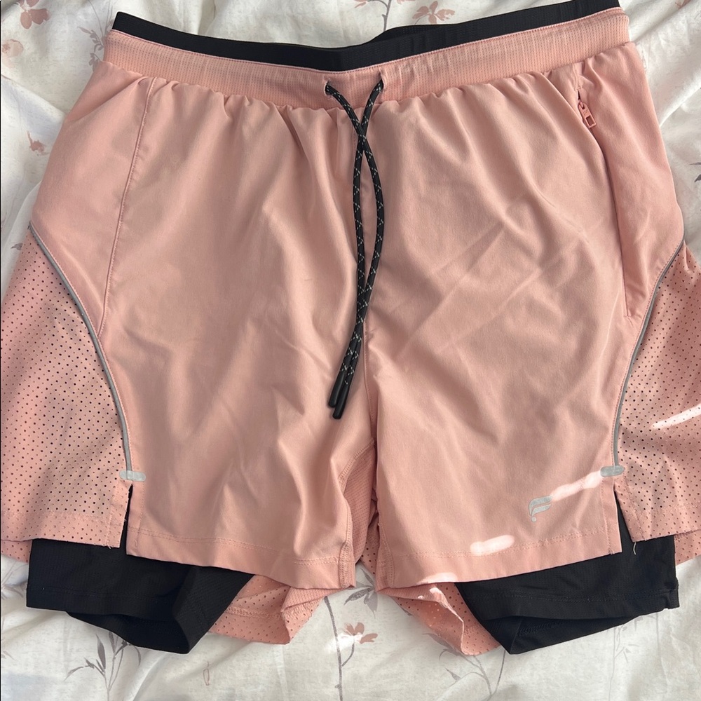 Men’s Fabletics Pink Athletic Shorts